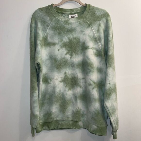 Feat BlanketBlend Matcha Crewneck Sweatshirt Unisex Size Large - Picture 1 of 9